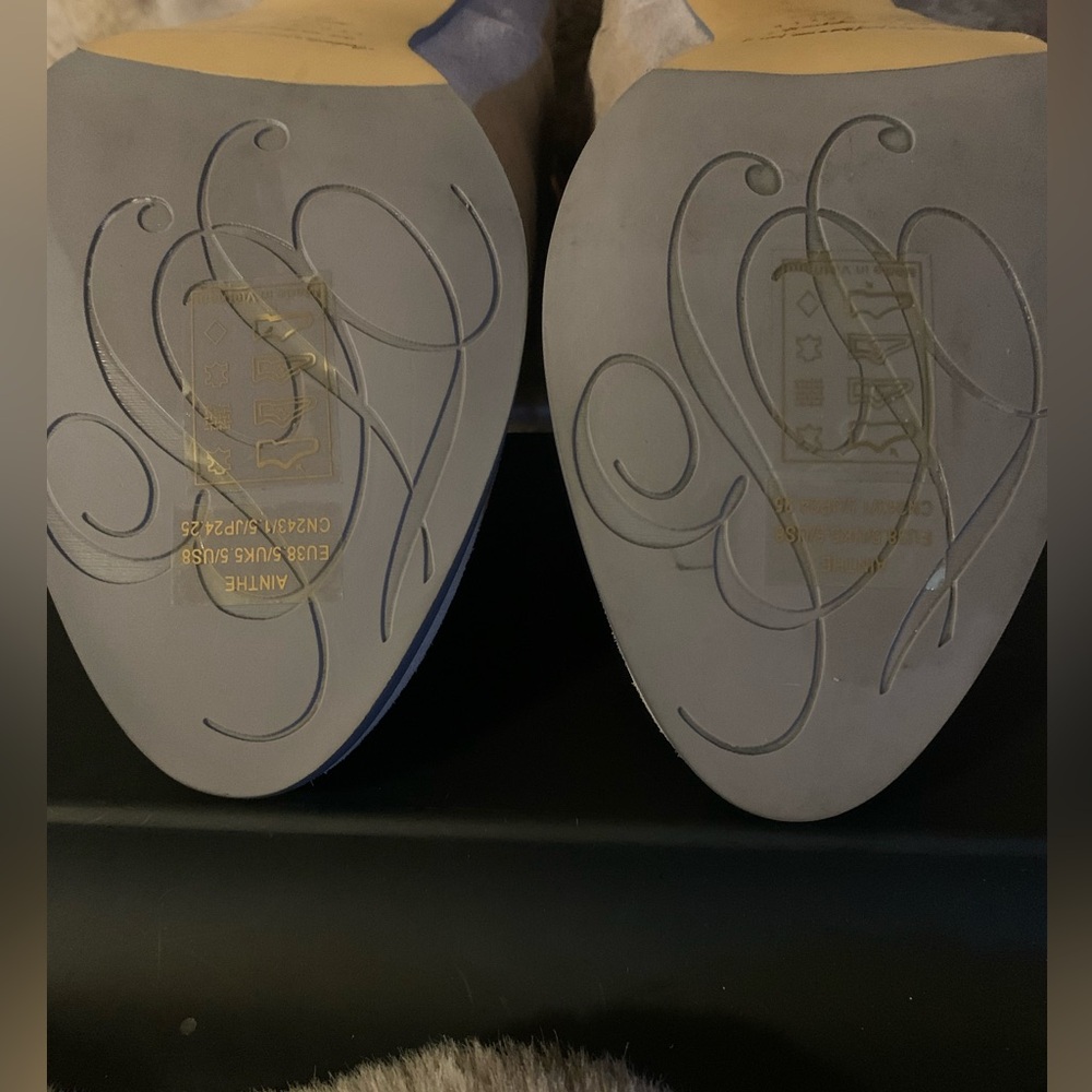 Ted Baker Women’s Gray Ankle Booties with Sleek Design New W/O box, Sz 38.5 - Picture 7 of 13